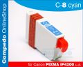 Kompatible Patrone C-8 Cyan fr Canon PIXMA iP4200 u.a.